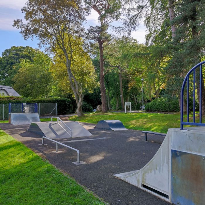Practice your bike, scooter, skateboard or rollerblading skills on our ramps!